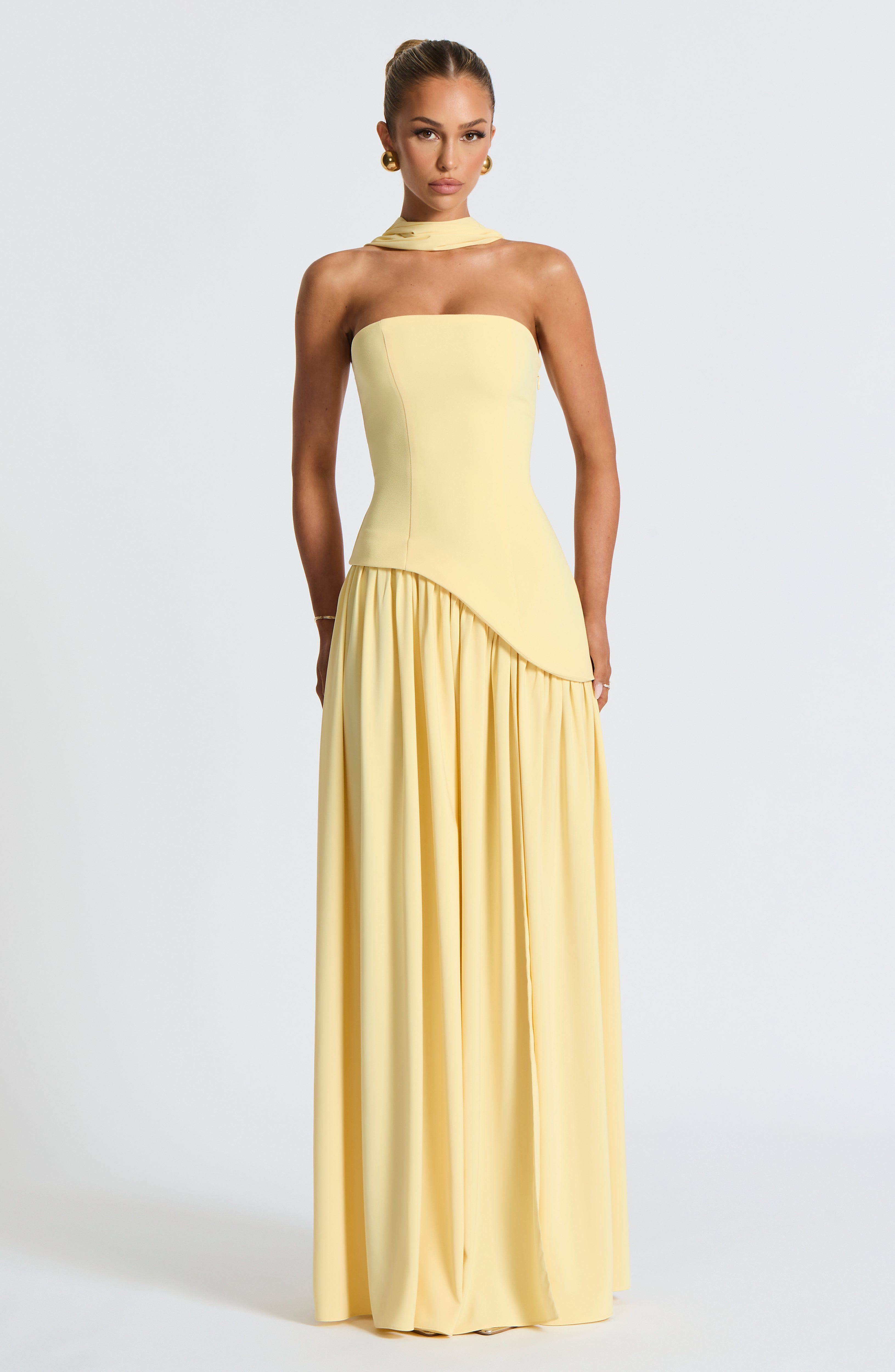Vestido Longo Maliyah - Limão