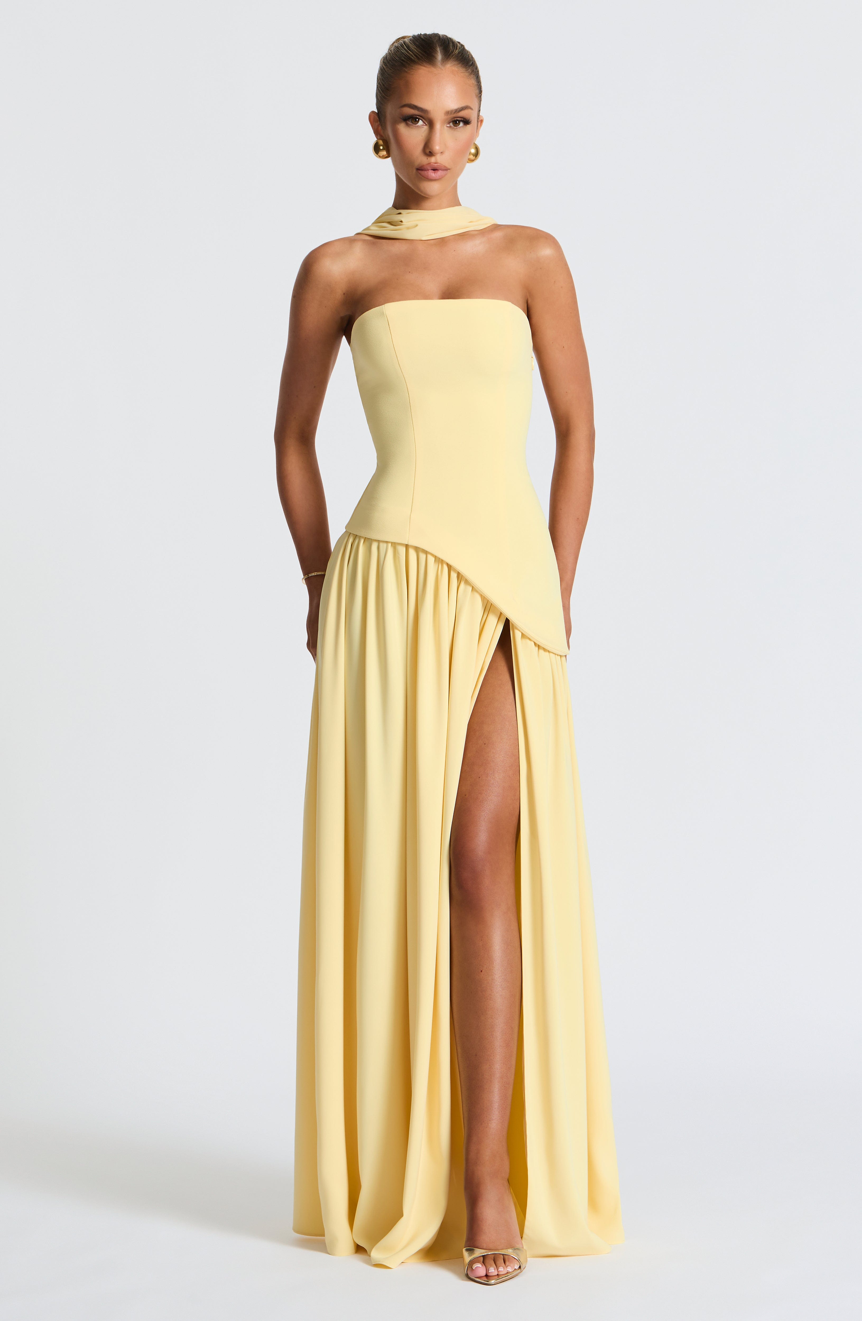 Vestido Longo Maliyah - Limão