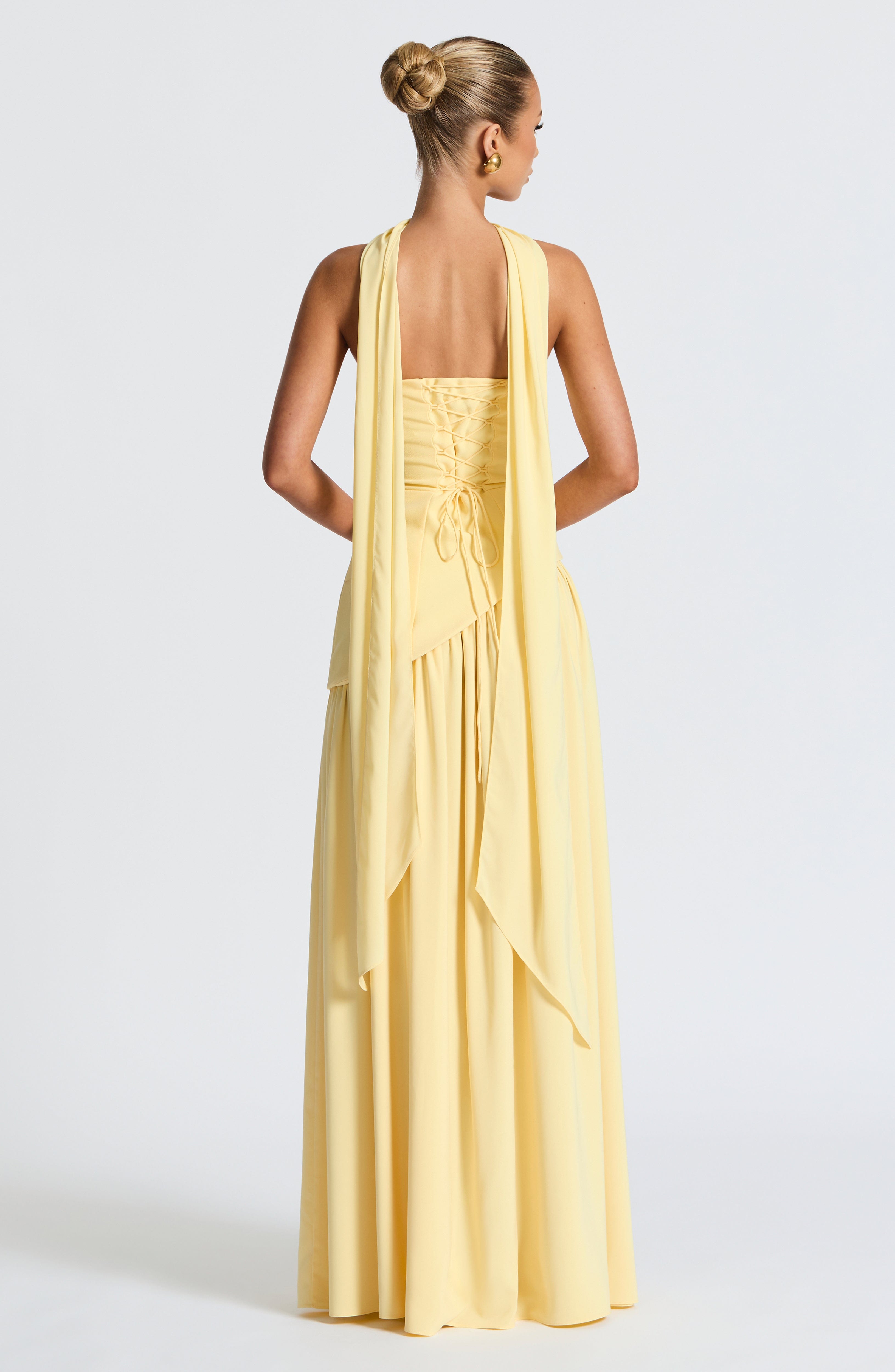Vestido Longo Maliyah - Limão