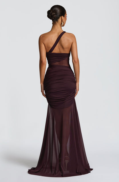 Vestido Longo Marianne - Ameixa