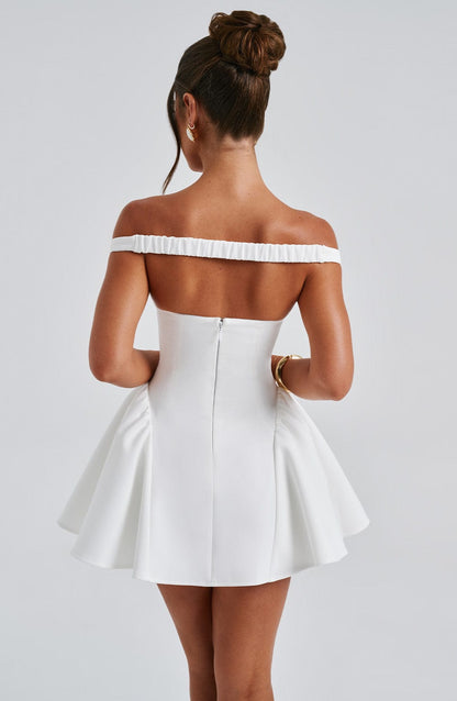 Vestido Curto Marla - Marfim