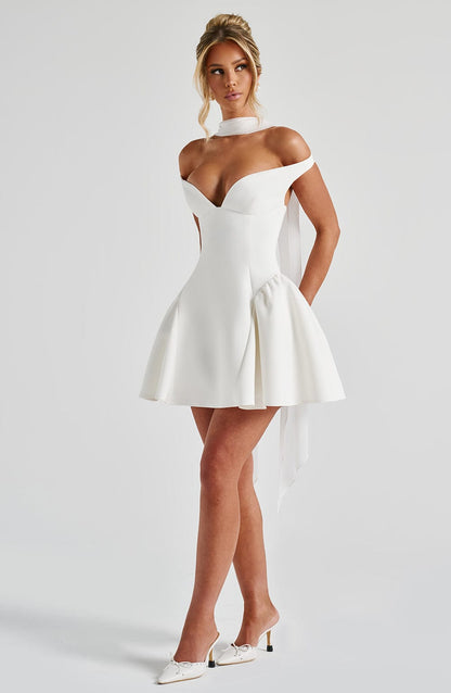Vestido Curto Marla - Marfim