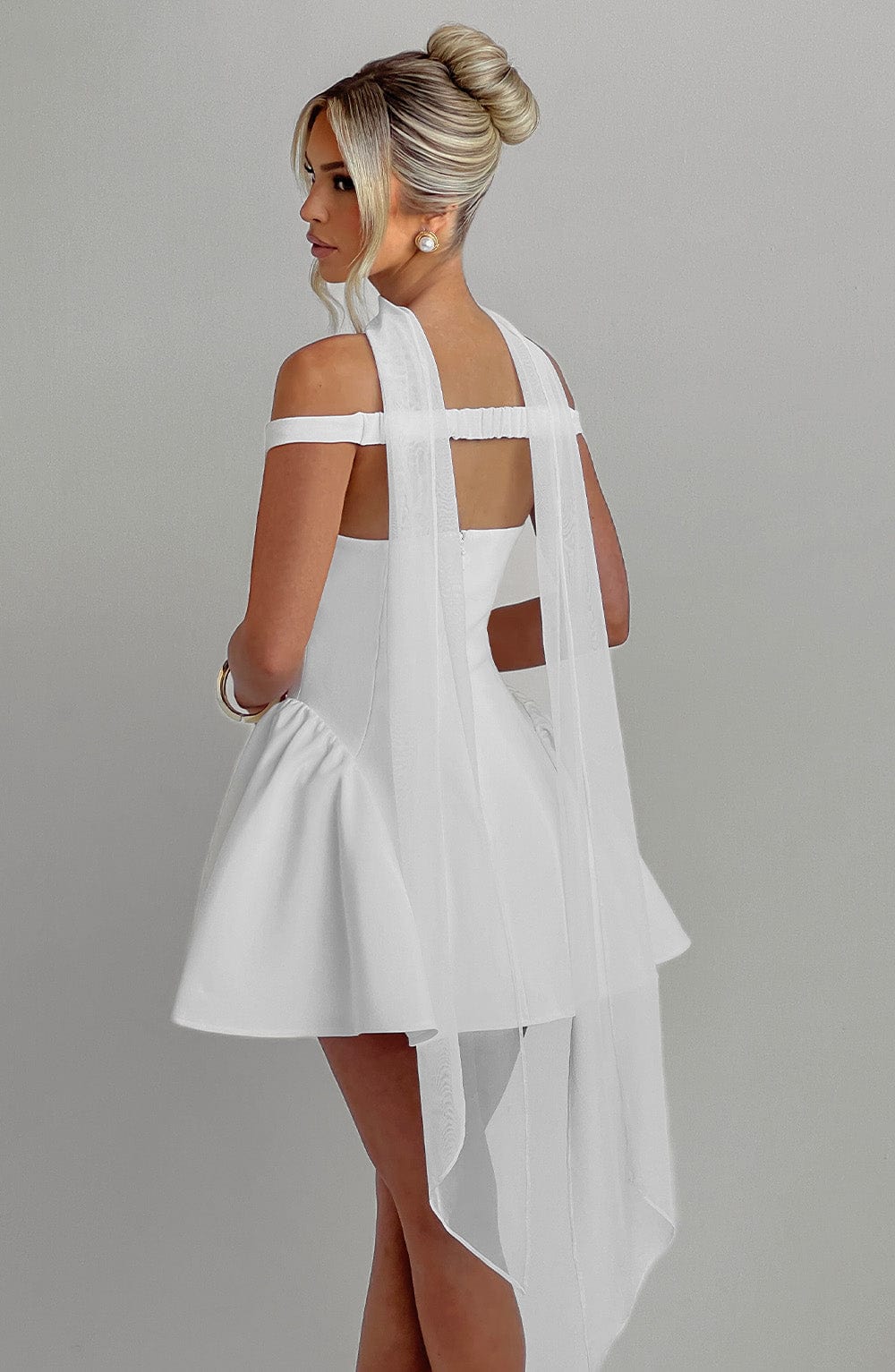 Vestido Curto Marla - Marfim
