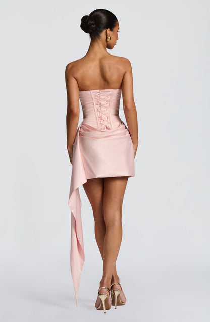 Vestido Curto Mona - Rosa Blush