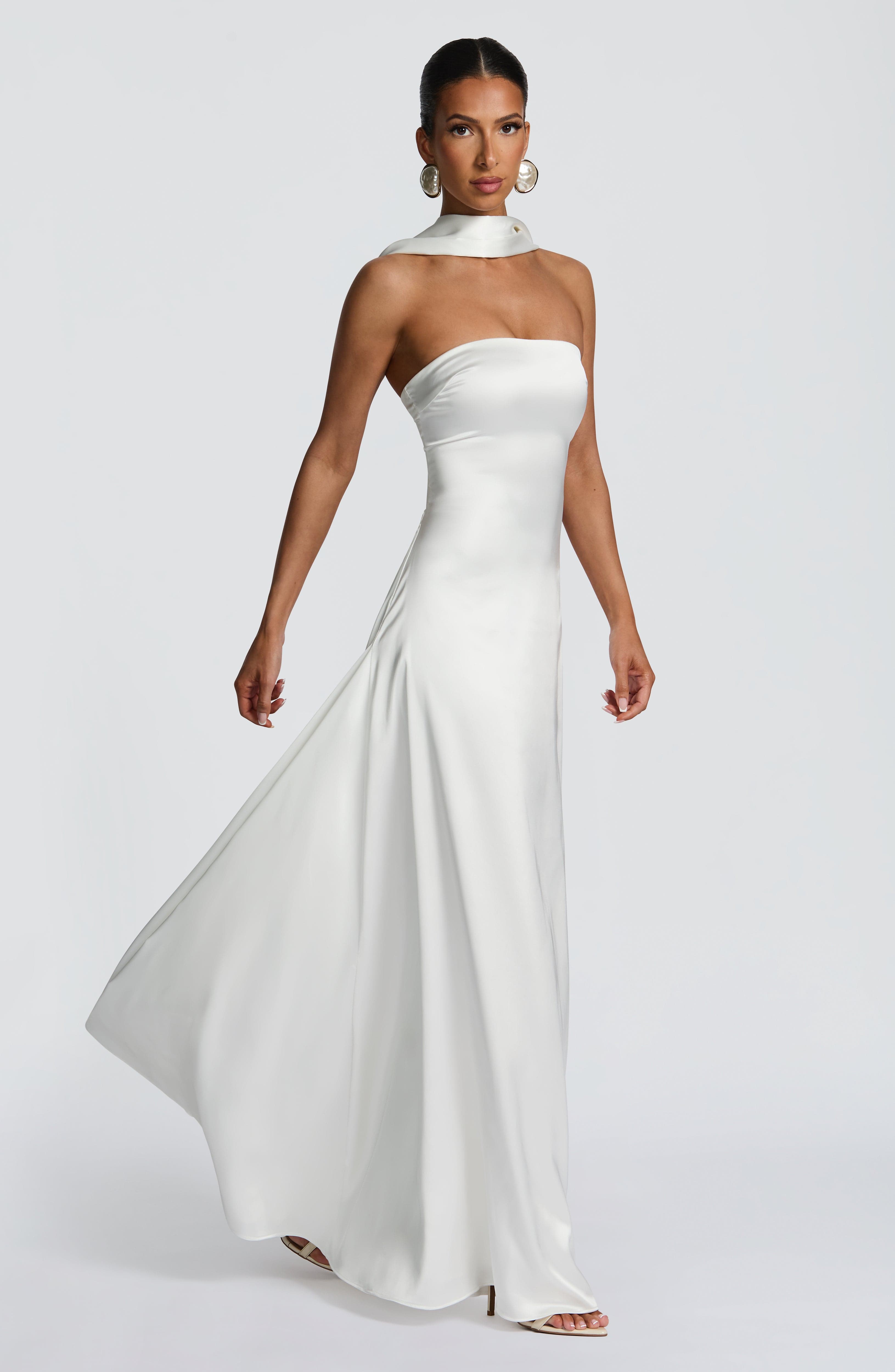 Vestido Longo Morven - Marfim