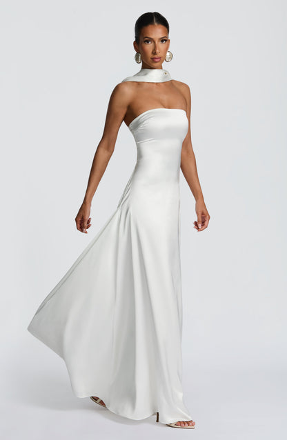 Vestido Longo Morven - Marfim