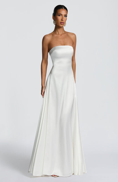 Vestido Longo Morven - Marfim