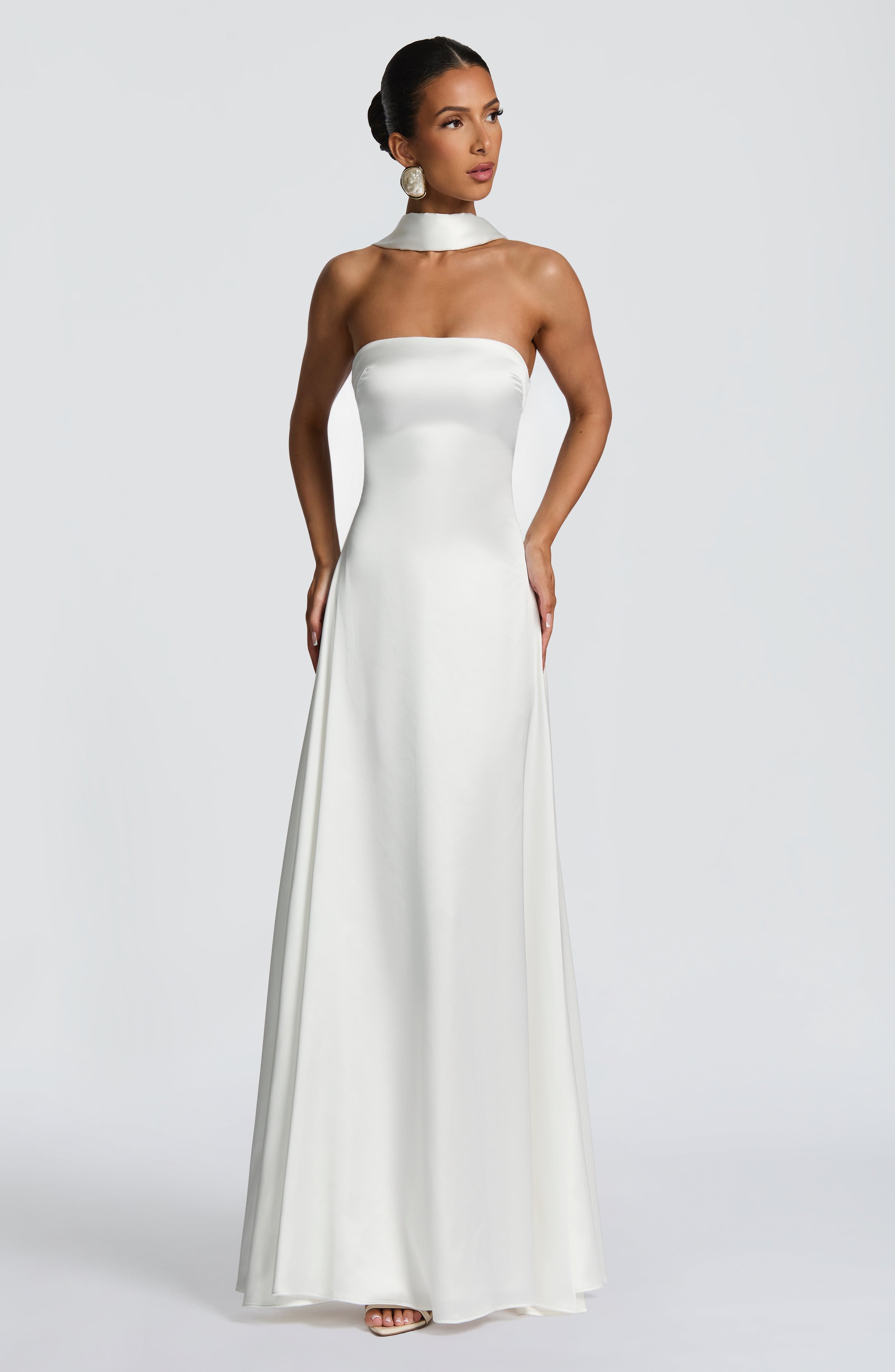 Vestido Longo Morven - Marfim
