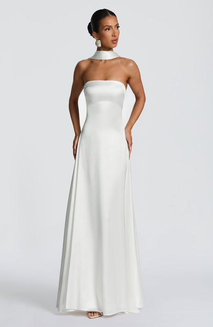 Vestido Longo Morven - Marfim