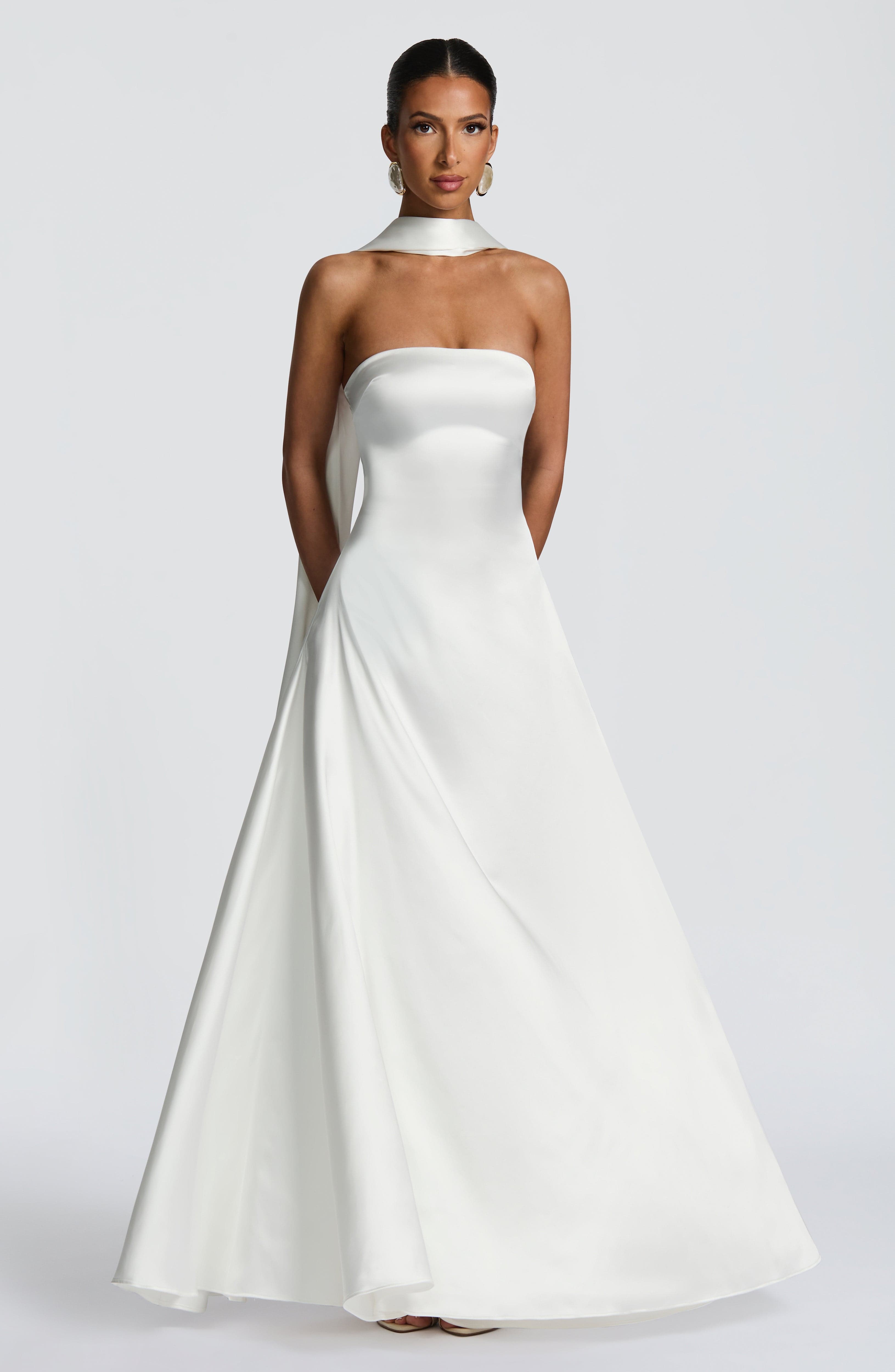 Vestido Longo Morven - Marfim