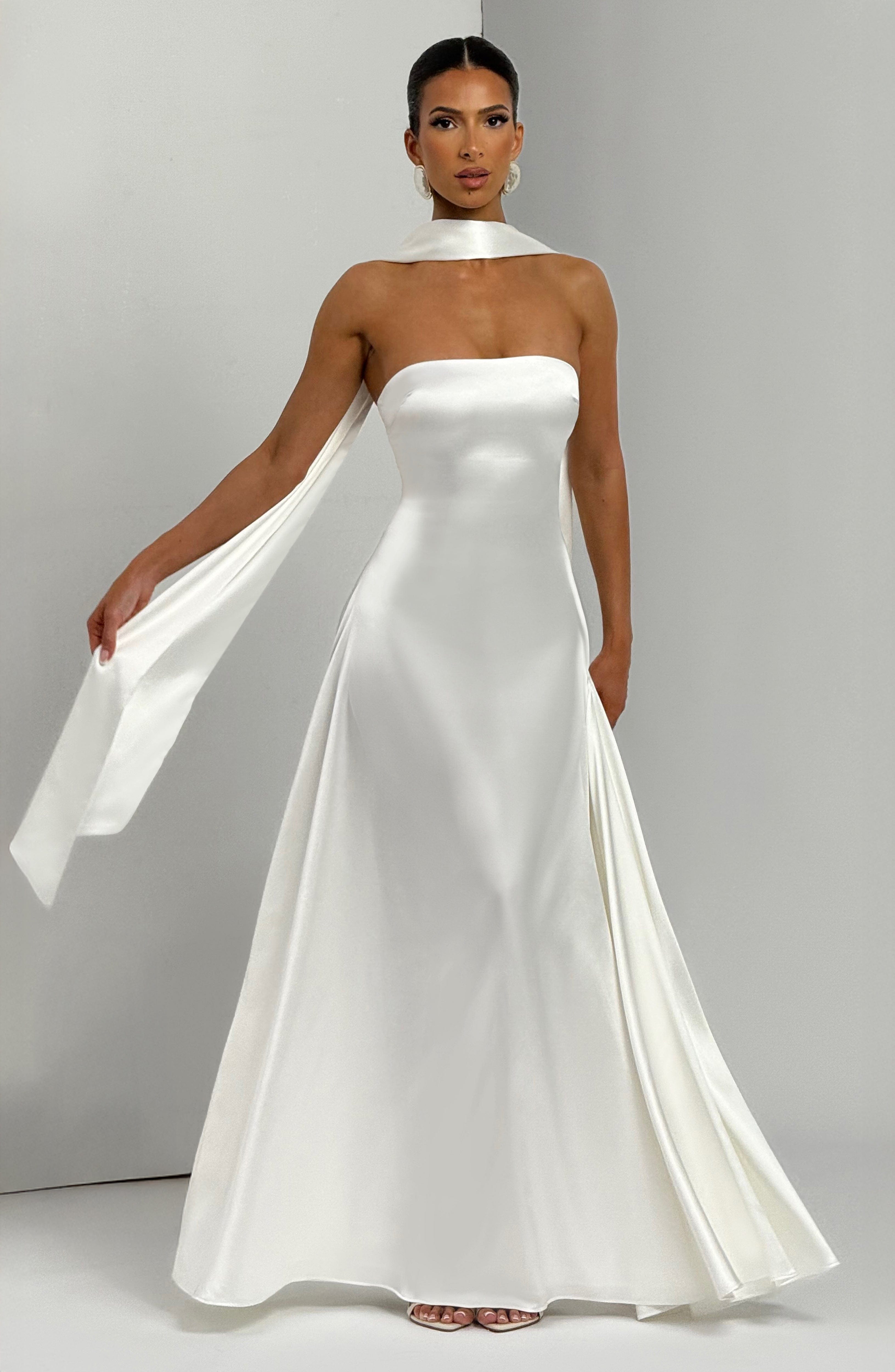 Vestido Longo Morven - Marfim