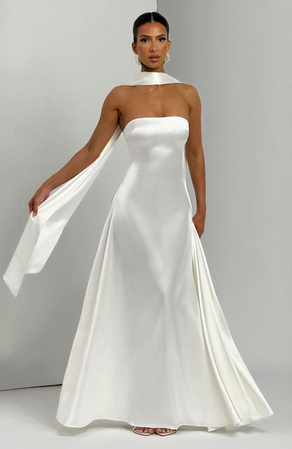 Vestido Longo Morven - Marfim