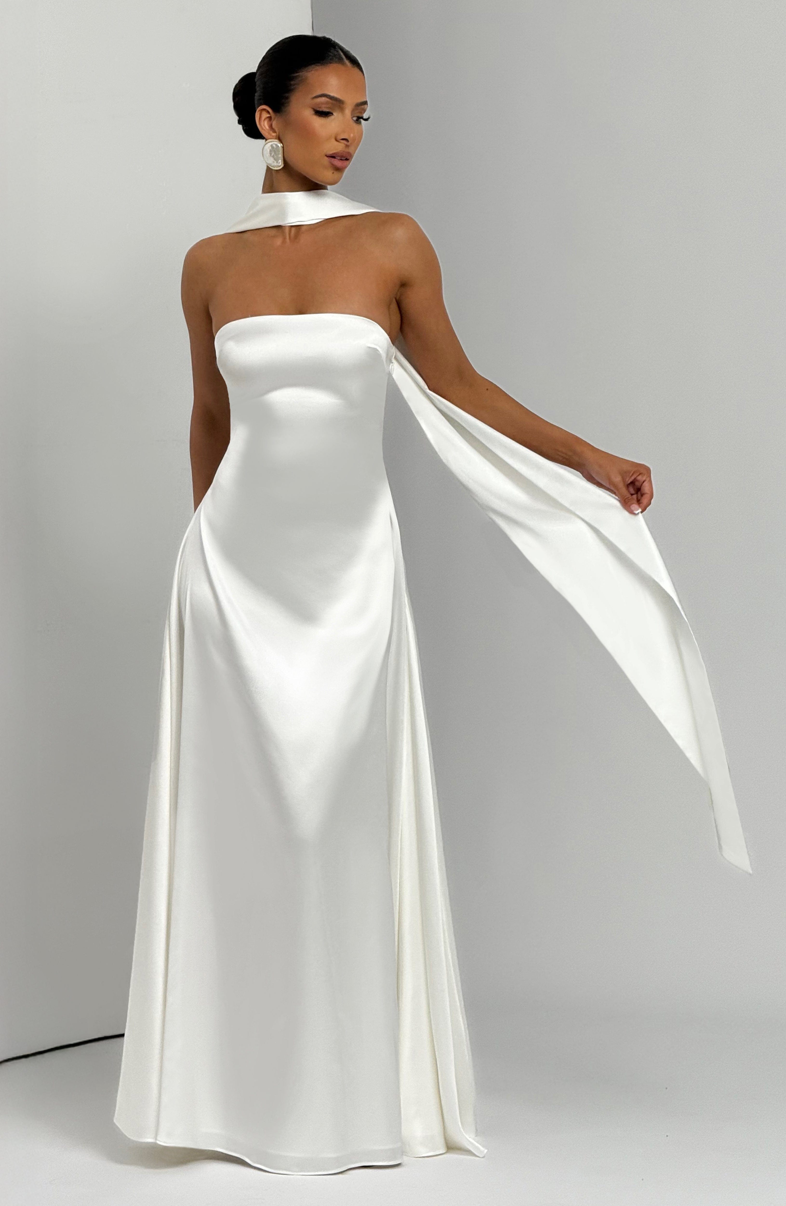 Vestido Longo Morven - Marfim