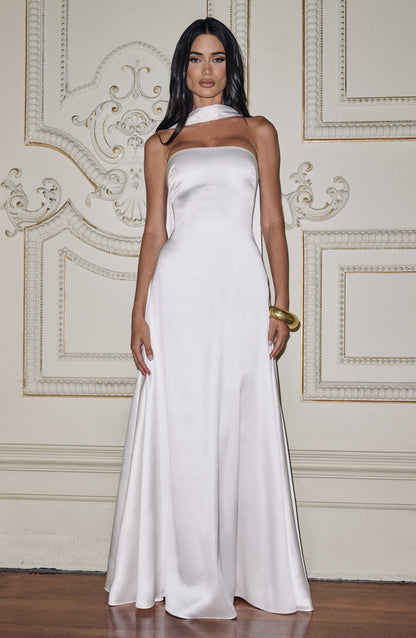 Vestido Longo Morven - Marfim