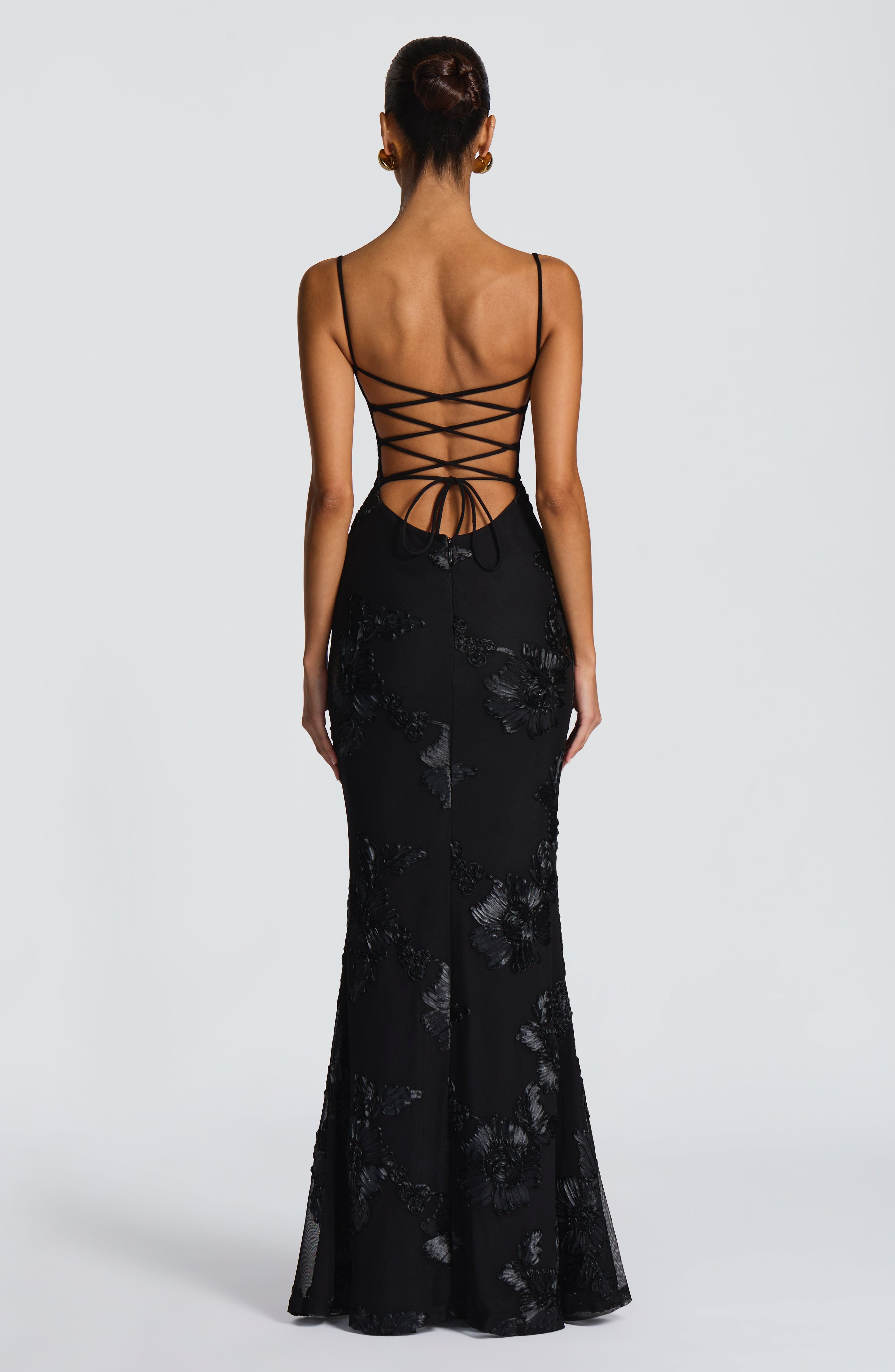 Vestido Longo Nefertiti - Preto