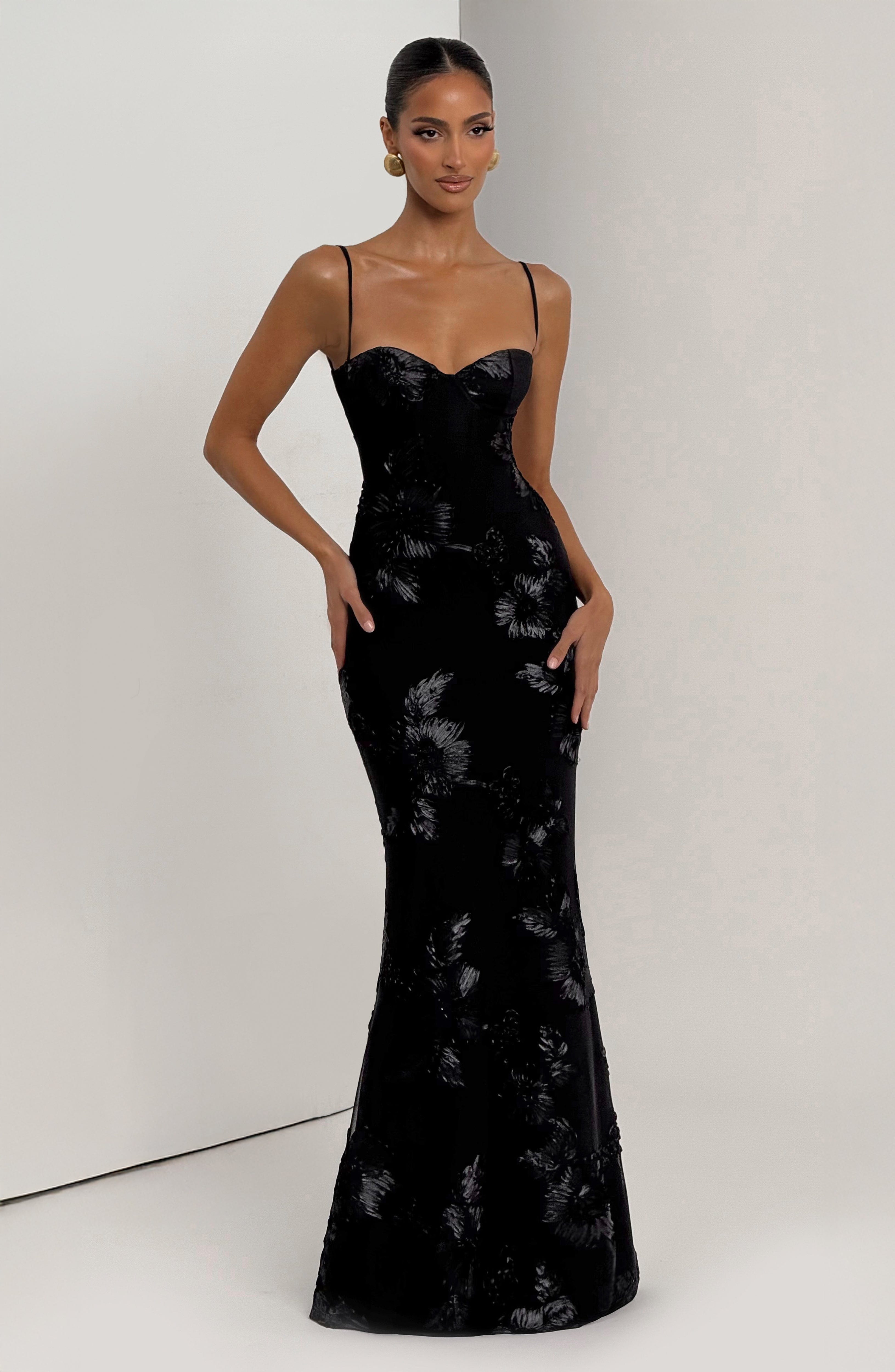 Vestido Longo Nefertiti - Preto