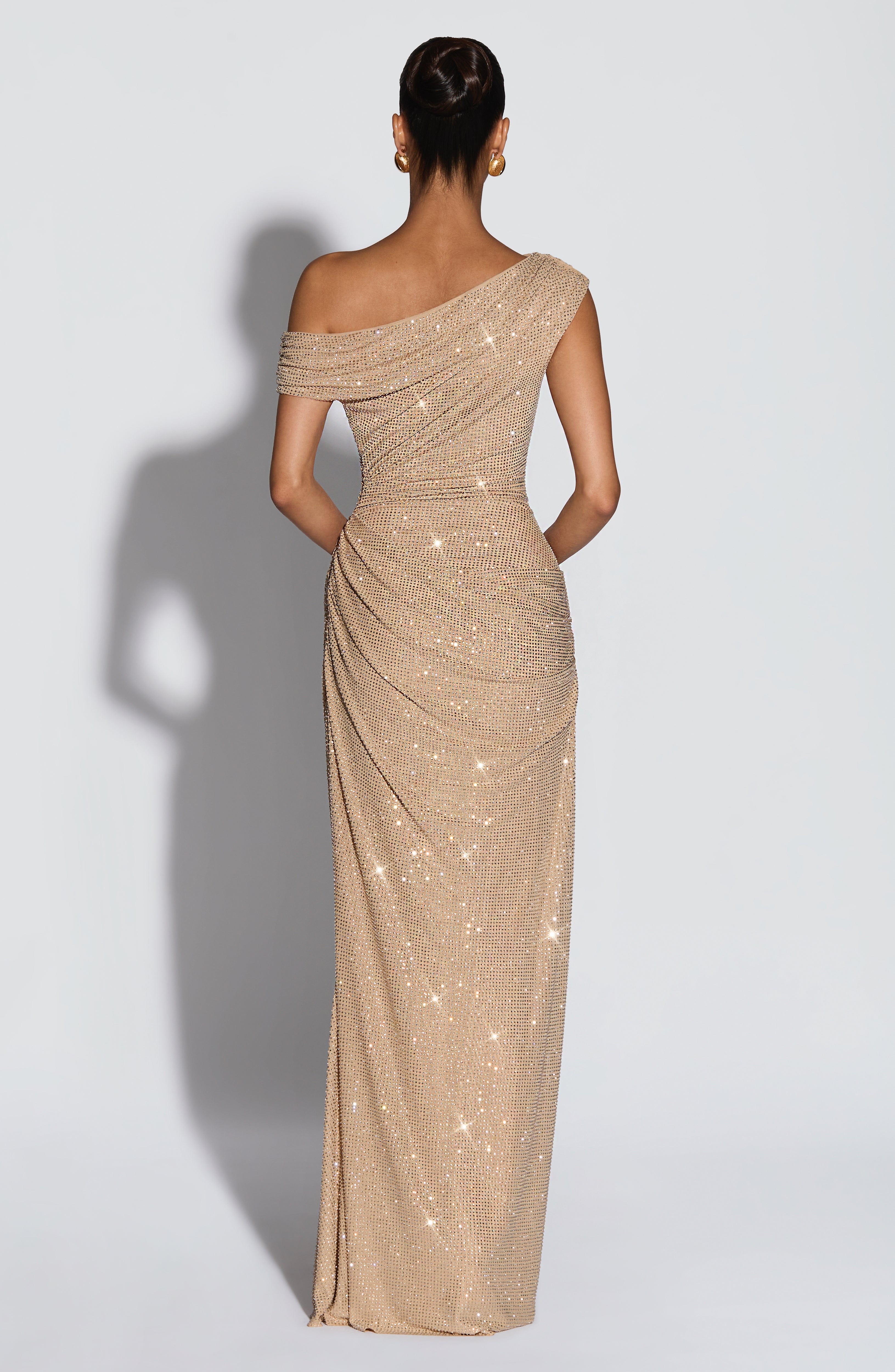 Vestido Longo Ottilie - Dourado