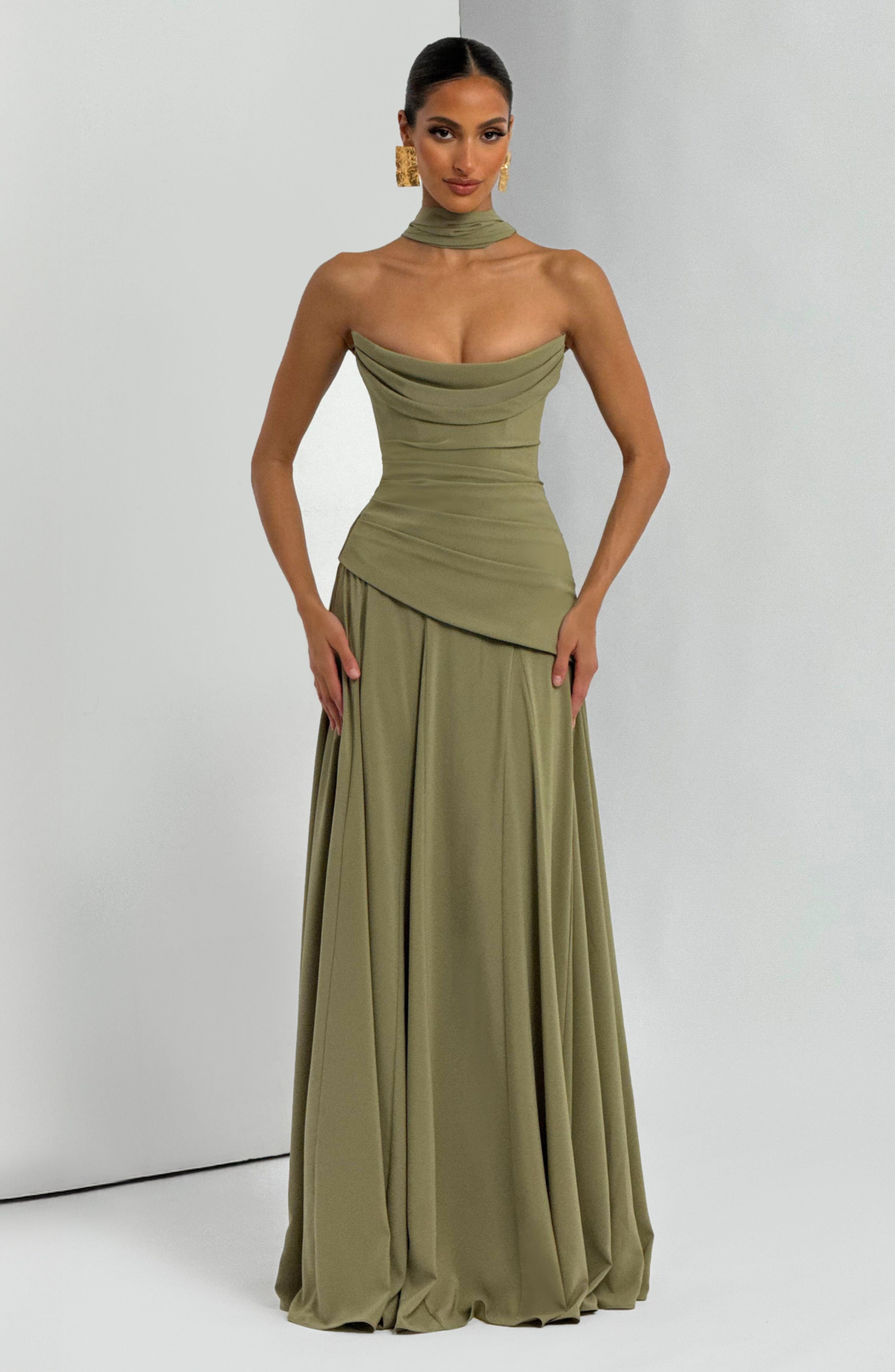 Vestido Longo Patricia - Sálvia