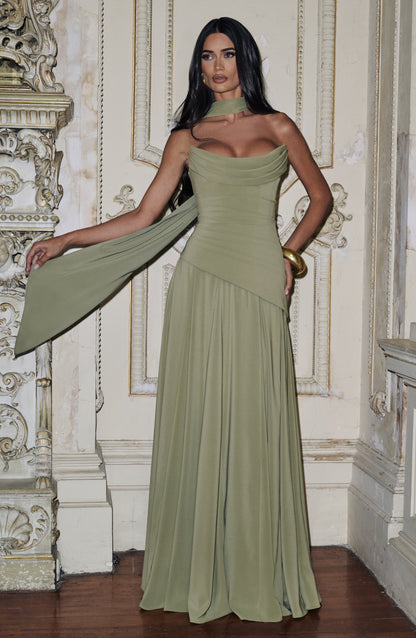 Vestido Longo Patricia - Sálvia