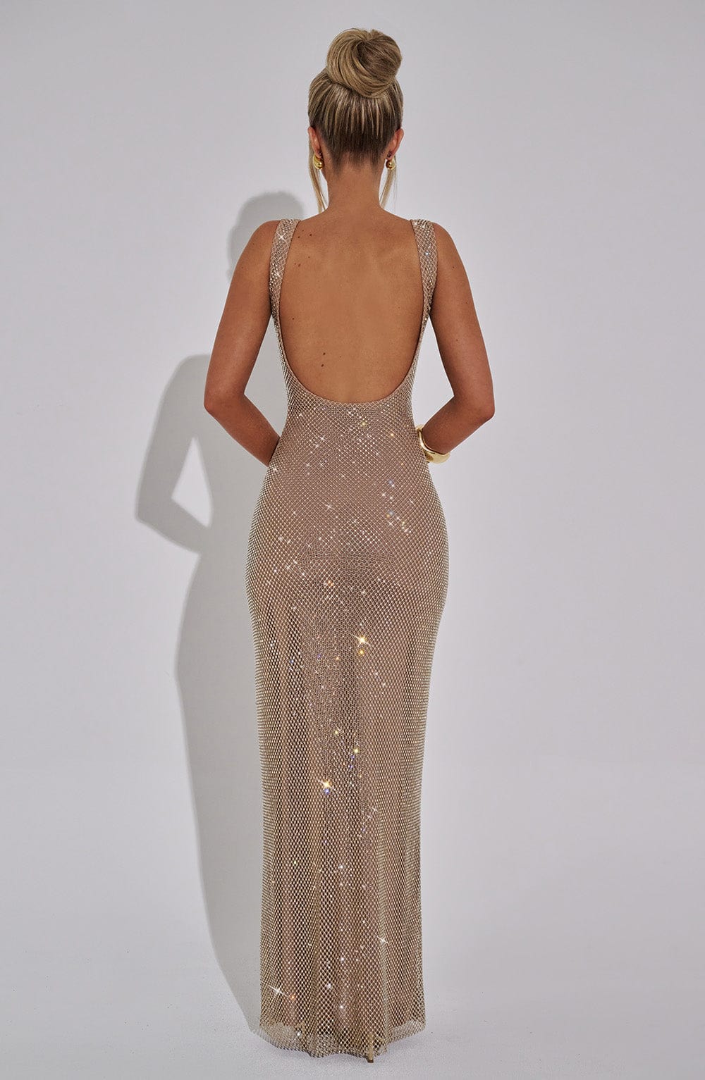 Vestido Longo Petra - Dourado