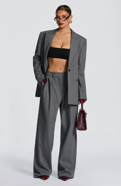 Blazer Reece - Cinza Mescla
