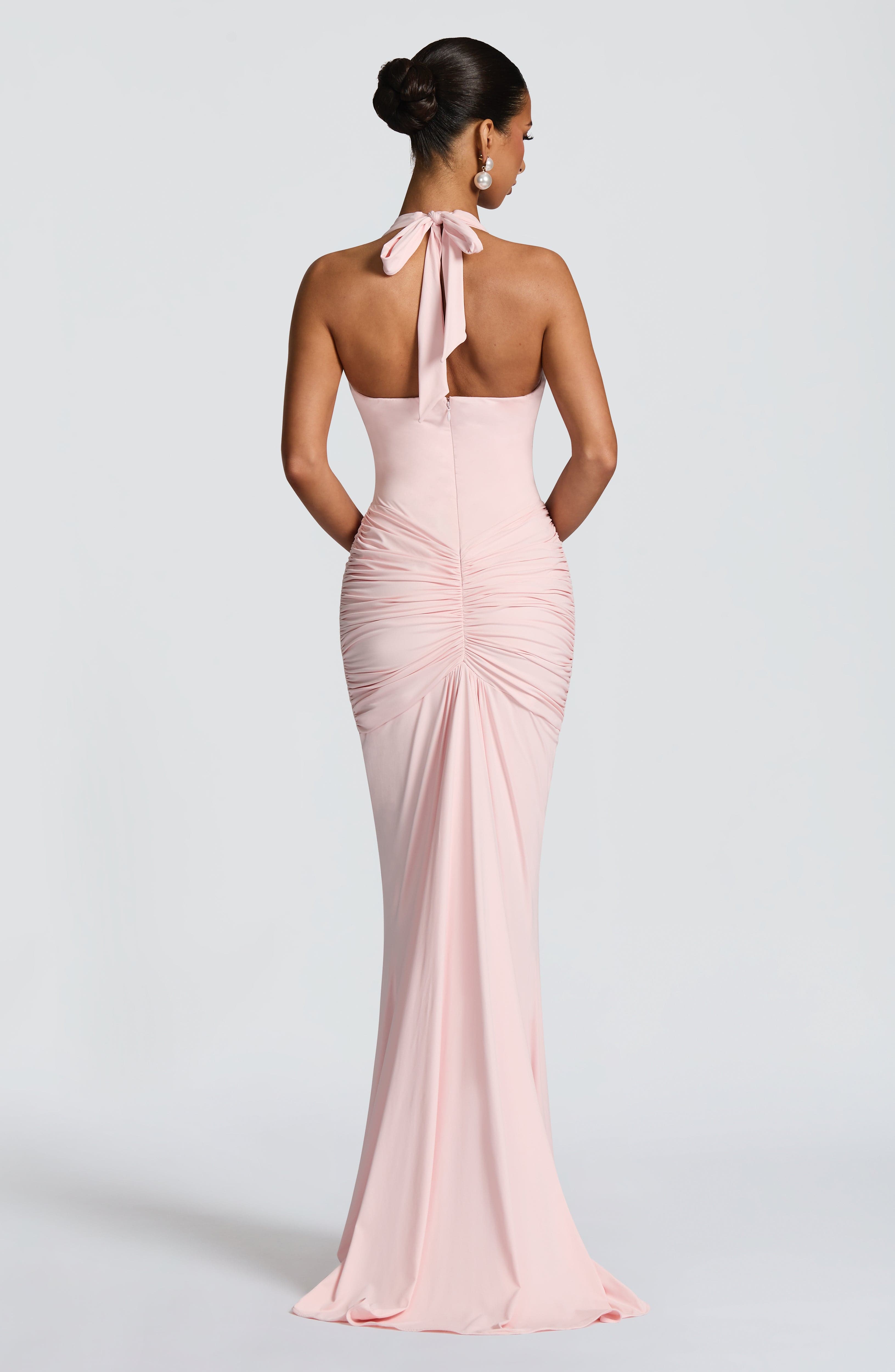 Vestido Longo Rosetta - Rosa Blush