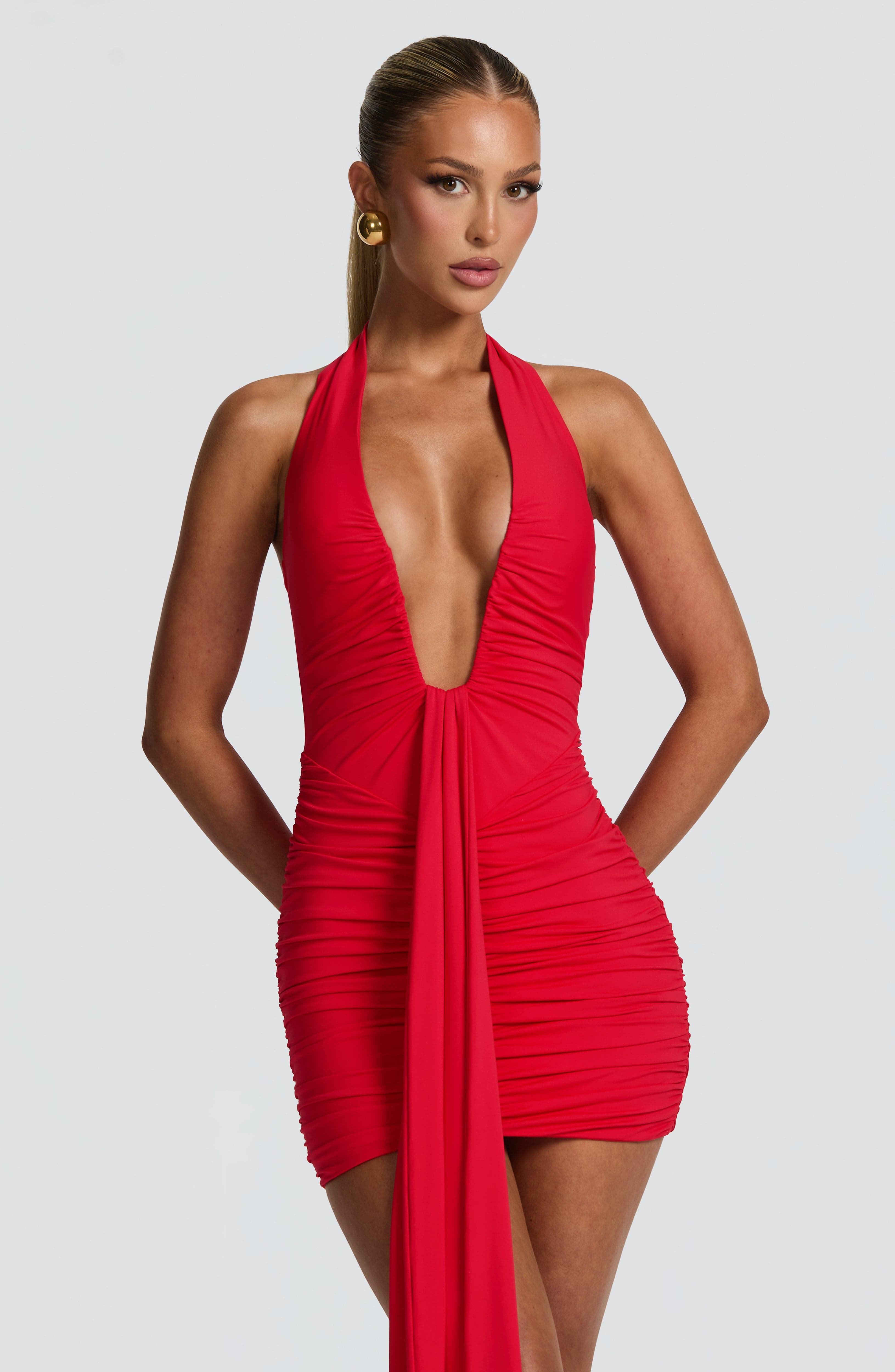 Vestido Curto Rosetta - Vermelho
