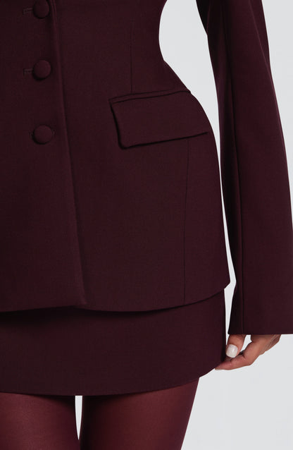 Blazer Rowena - Ameixa