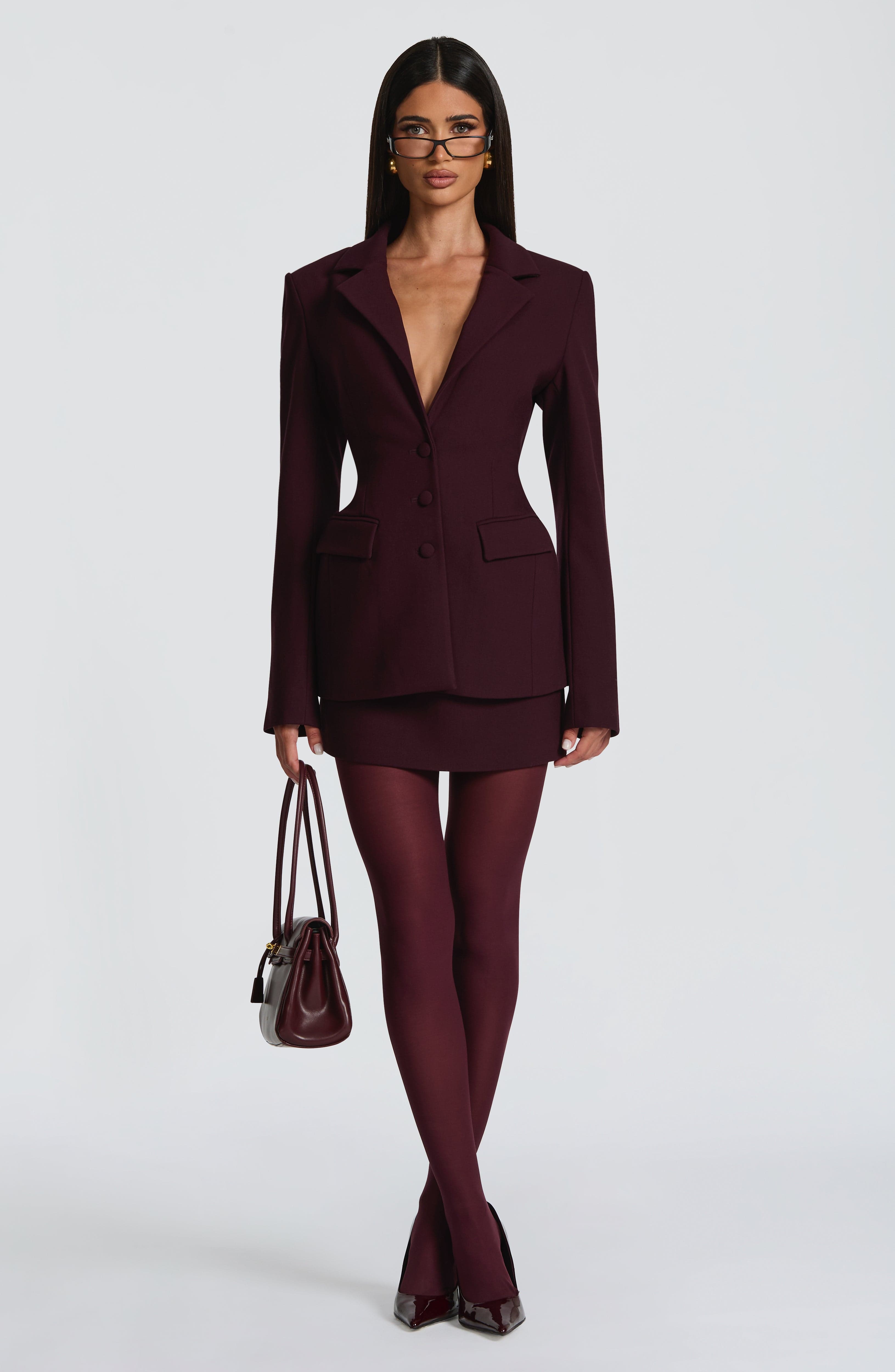 Blazer Rowena - Ameixa