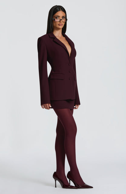 Blazer Rowena - Ameixa