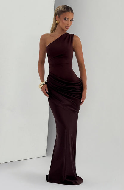 Vestido Longo Sadona - Ameixa Marrom