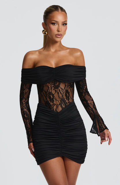 Vestido Curto Sauline - Preto