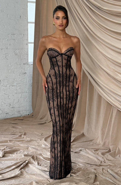 Vestido Longo Sian - Preto