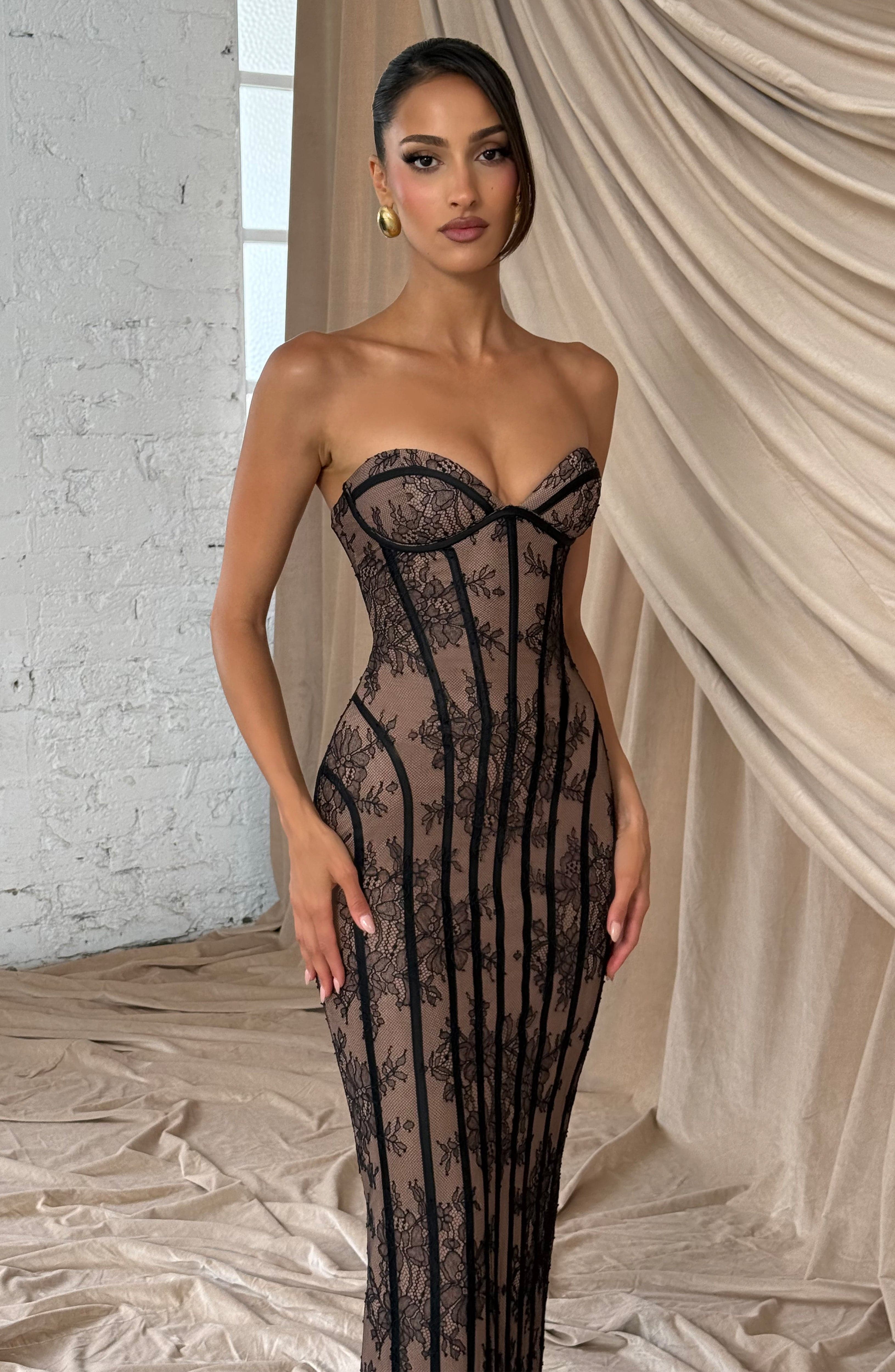 Vestido Longo Sian - Preto
