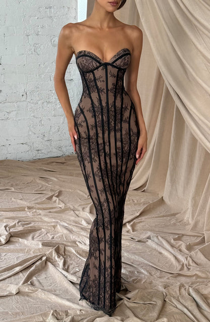 Vestido Longo Sian - Preto