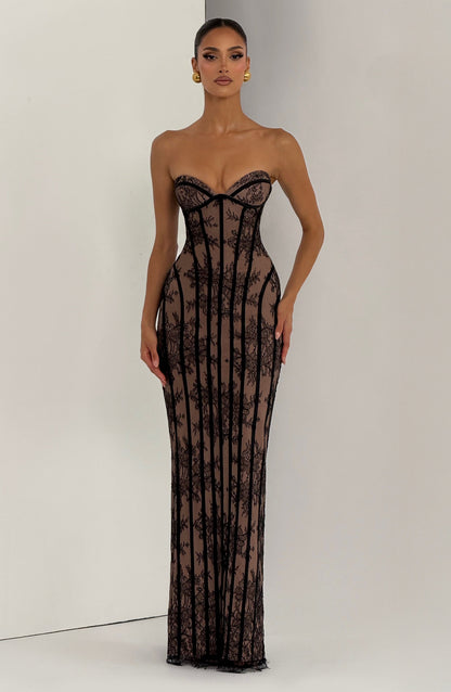 Vestido Longo Sian - Preto