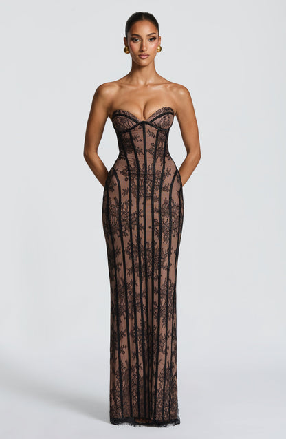 Vestido Longo Sian - Preto