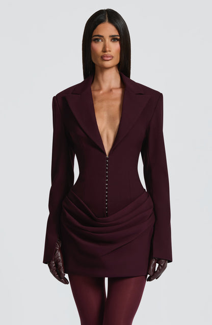 Vestido Curto Susie - Ameixa