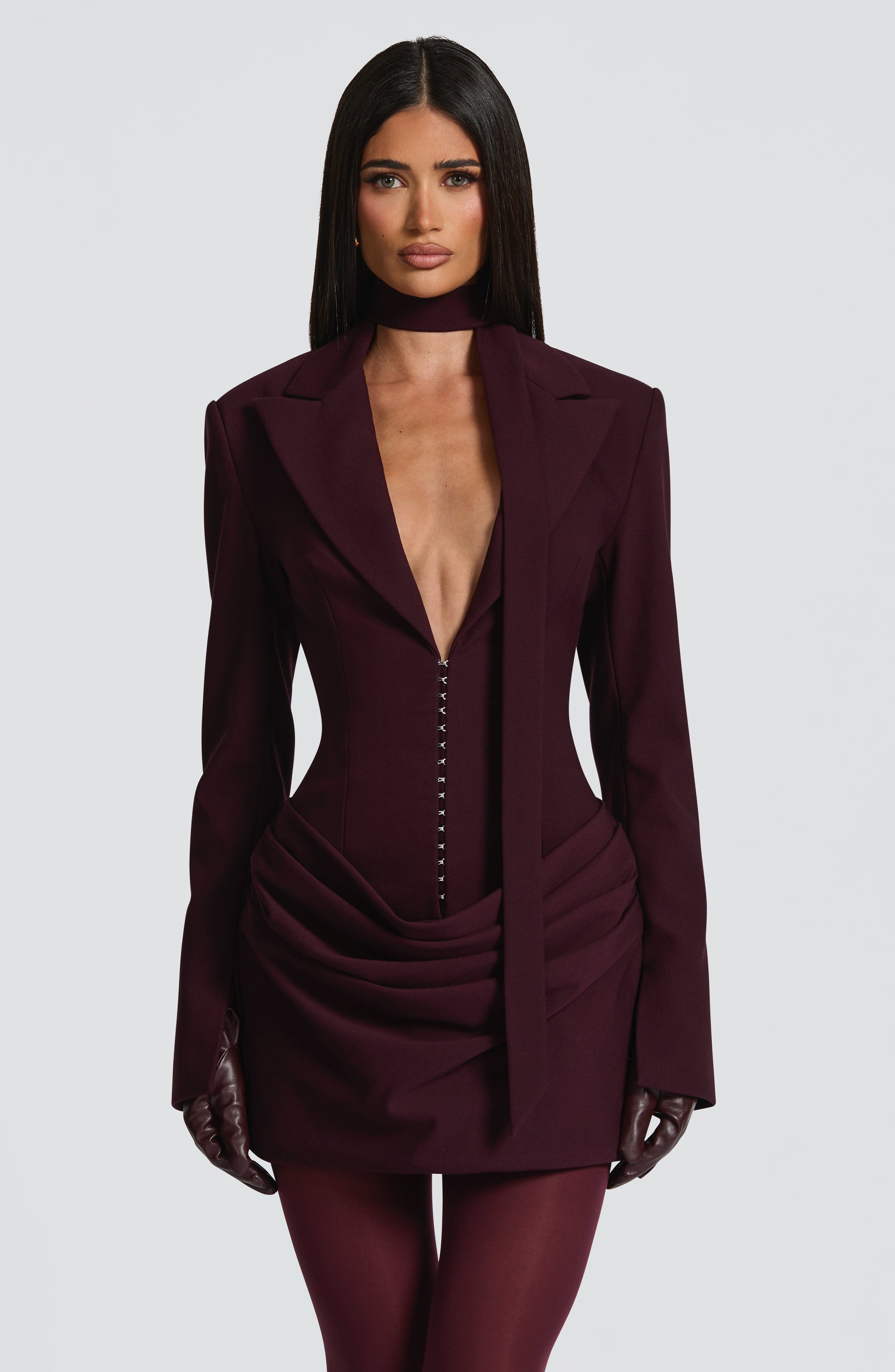 Vestido Curto Susie - Ameixa