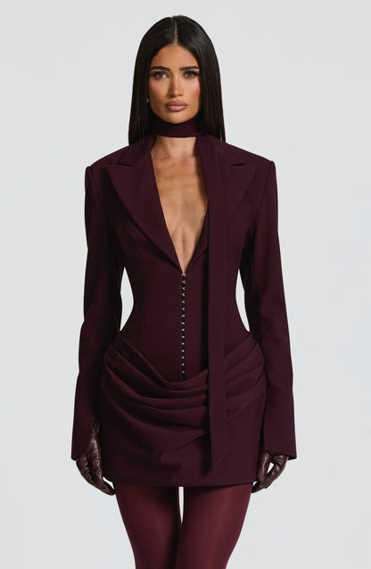 Vestido Curto Susie - Ameixa