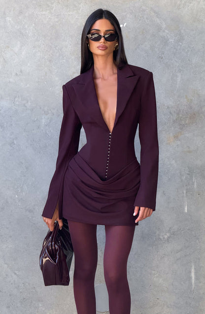 Vestido Curto Susie - Ameixa