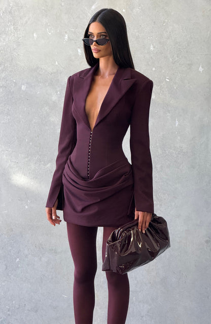 Vestido Curto Susie - Ameixa