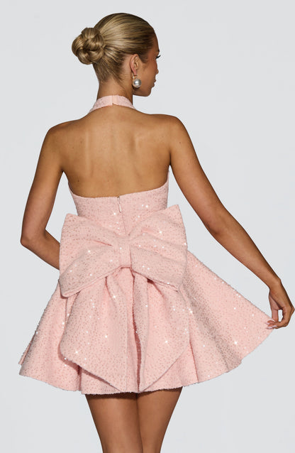 Vestido Curto Talara - Rosa Blush
