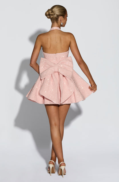 Vestido Curto Talara - Rosa Blush