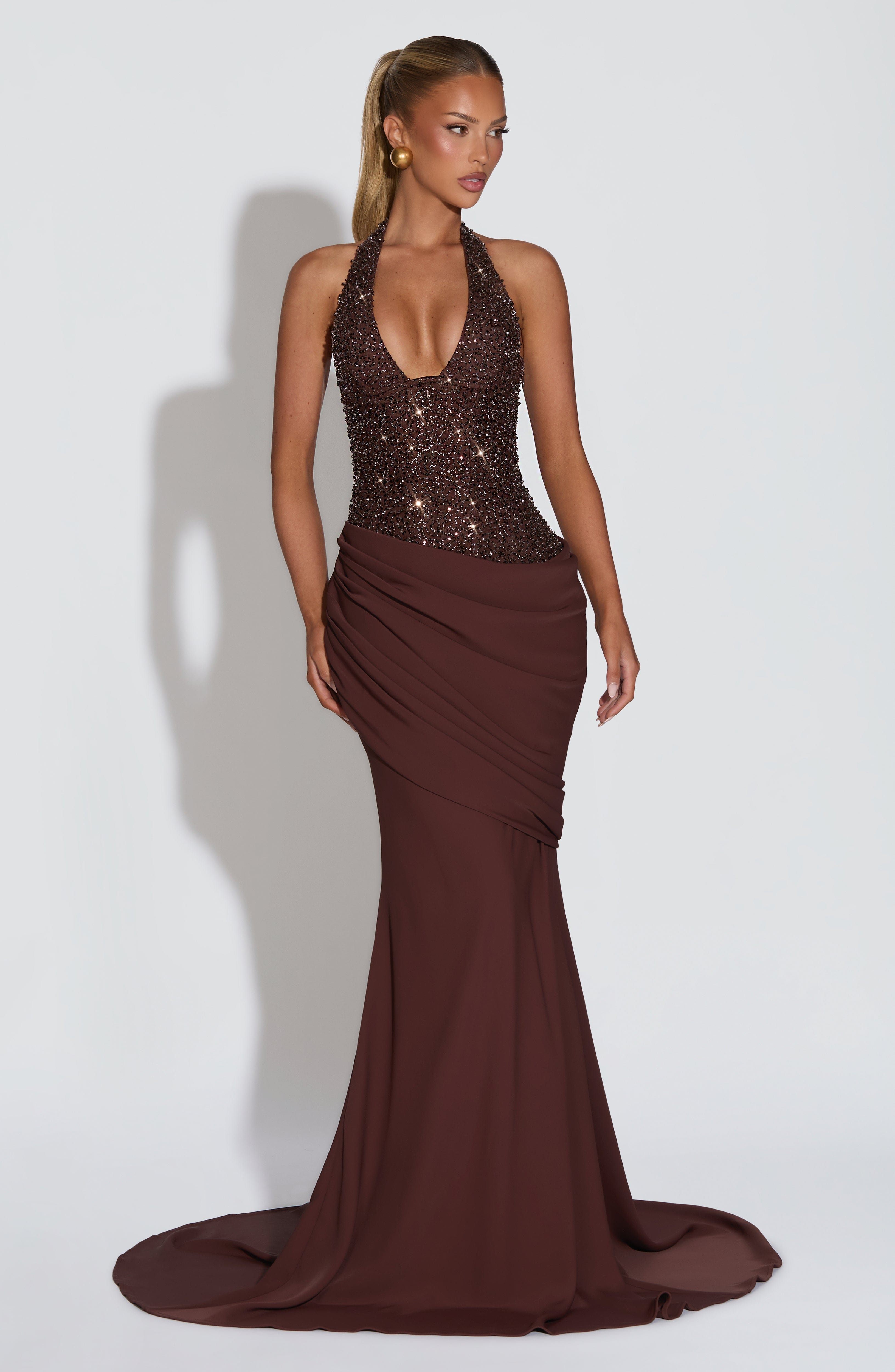 Vestido Taylor - Ameixa Marrom