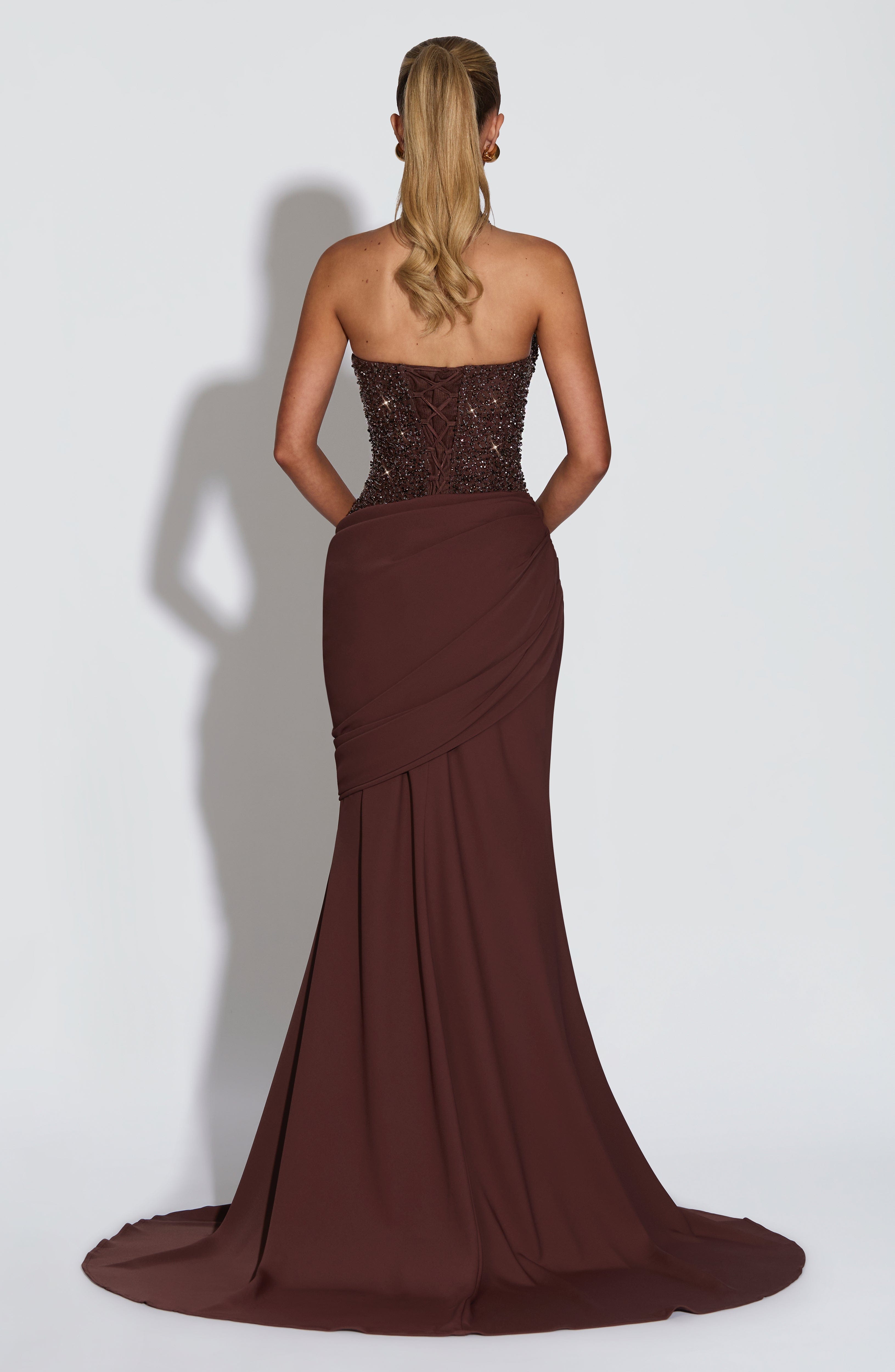 Vestido Taylor - Ameixa Marrom