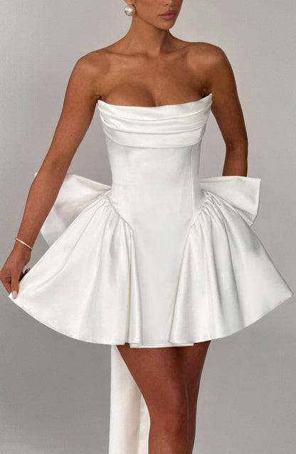 Vestido Curto Trinity - Marfim