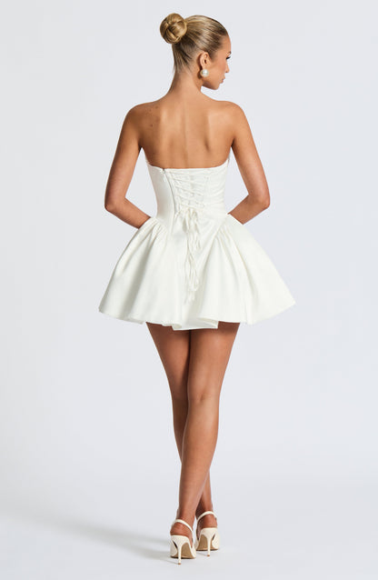 Vestido Curto Trinity - Marfim