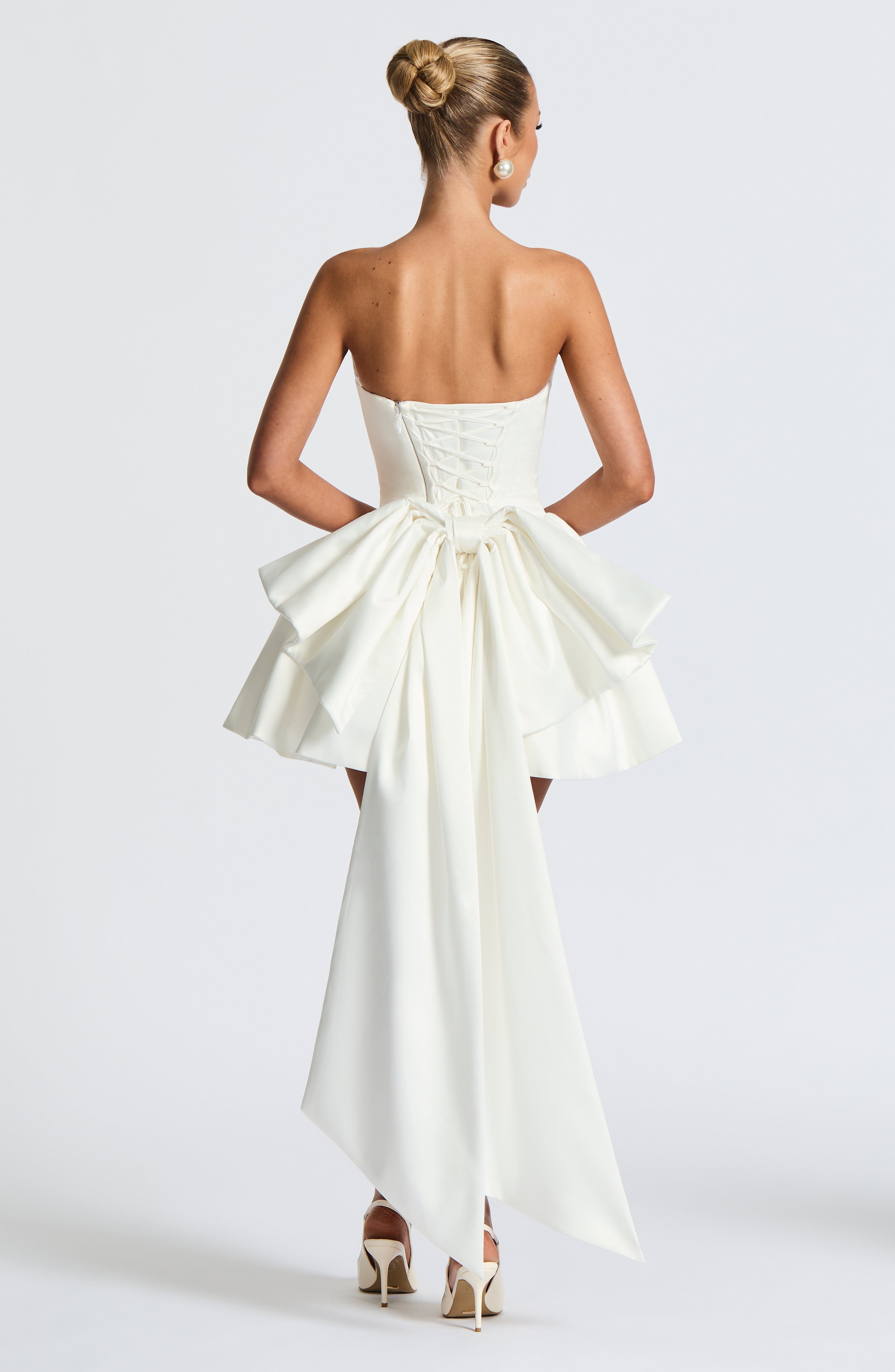 Vestido Curto Trinity - Marfim