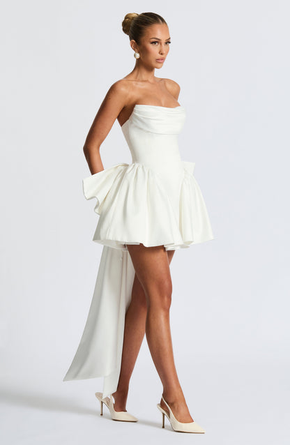 Vestido Curto Trinity - Marfim